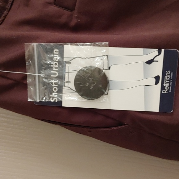 NWT Reitmans Brown Trendfits City Shorts Cuffed Size 15 - Picture 7 of 7